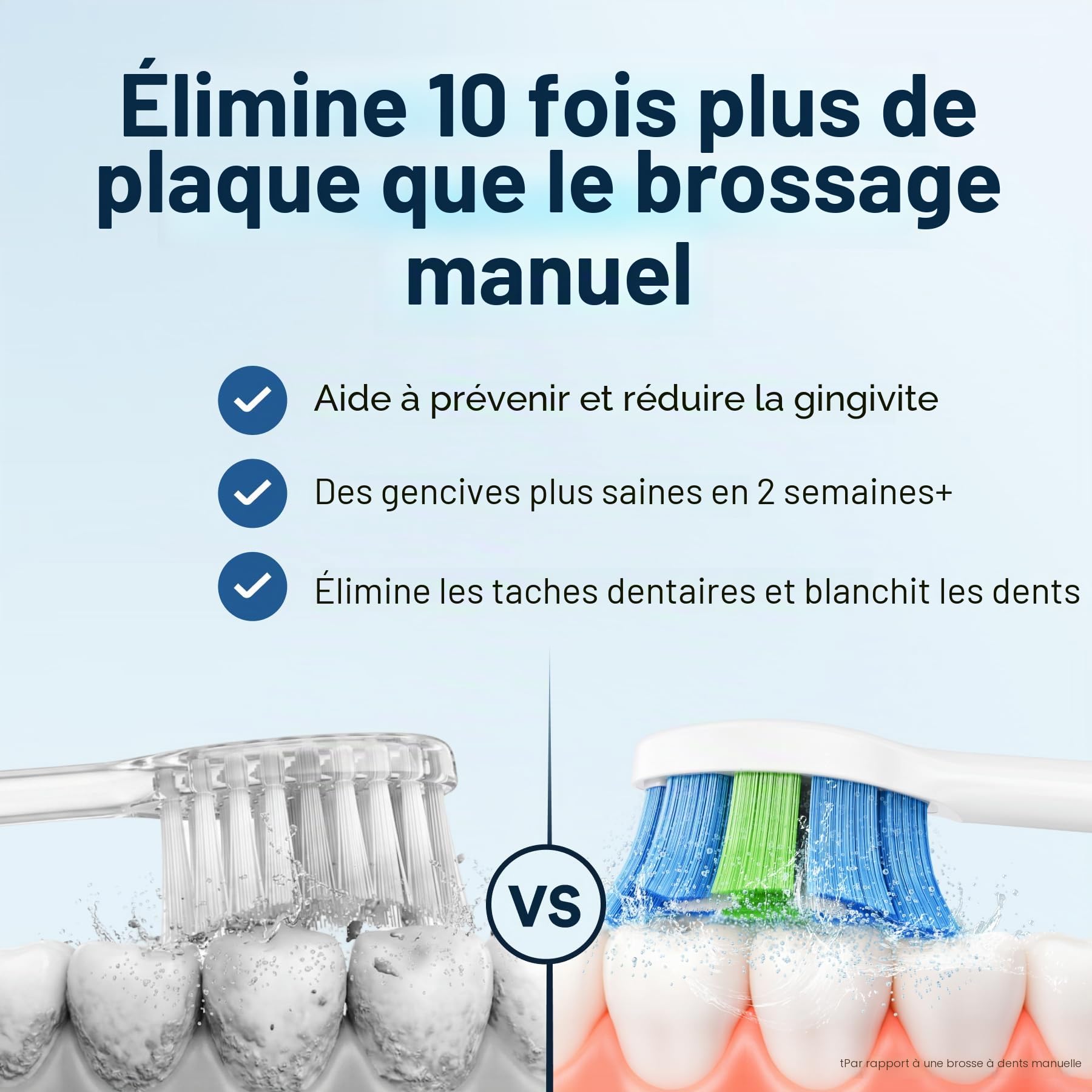 AURAGLOW Brosse à dents électrique