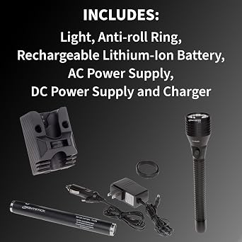 Nightstick NSR-9746XL Metal Multi-Function Full-Size Rechargeable Flashlight