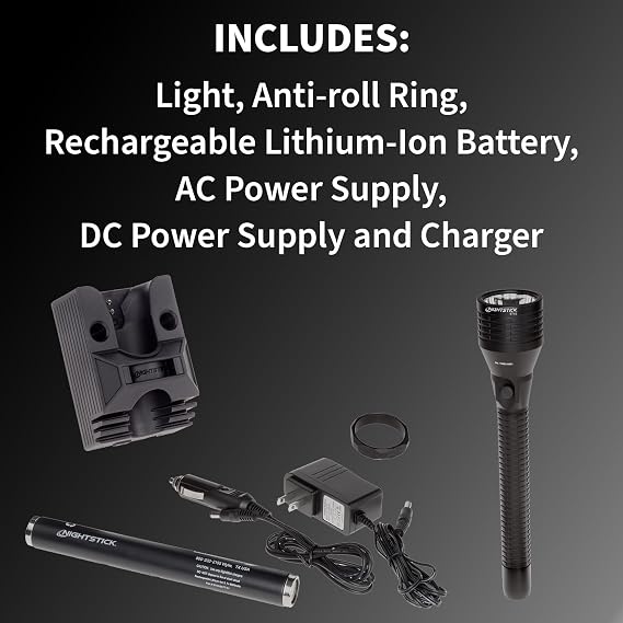 Nightstick NSR-9746XL Metal Multi-Function Full-Size Rechargeable Flashlight