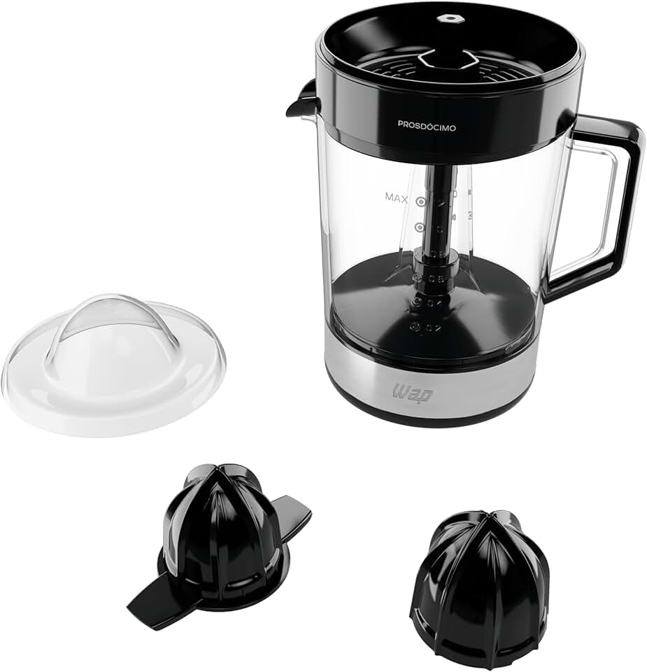 WAP Espremedor de Frutas Elétrico WJ1200 1,2 Litros, Acionamento Automático e Rotação Alternada, 40W 220V