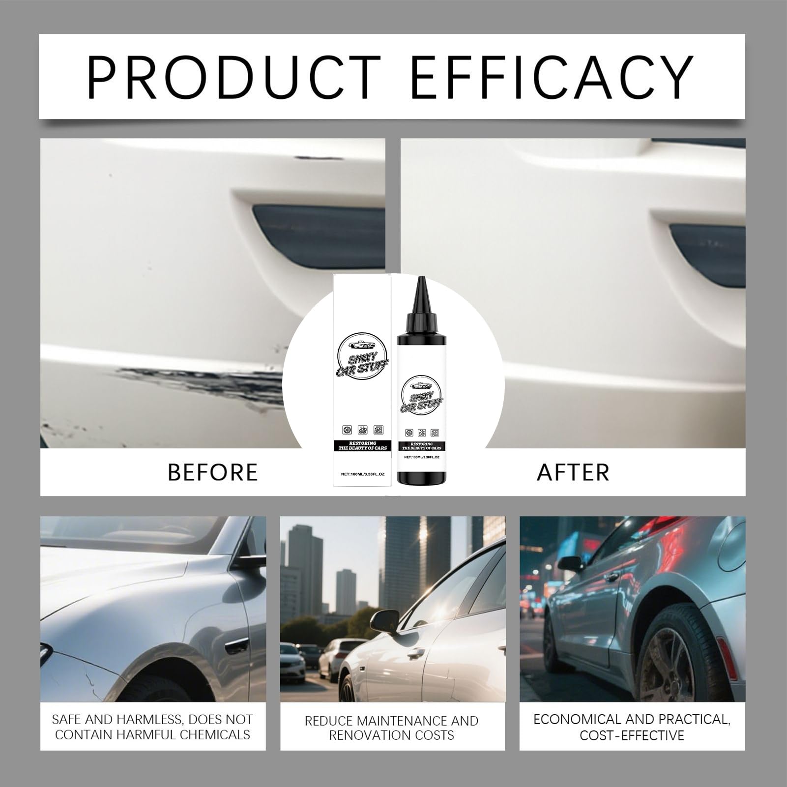 Coating Agent for Car 100ml Waterproof UV Resistant Dustproof Shiny Car Stuff Long-Lasting Coating — view 5