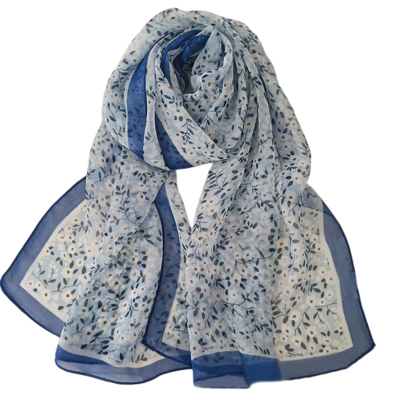 FAIRYGATE Chiffon Schal Seiden Tuch im Punkte Design Hochwertiger Schal für Damen Mädchen Halstuch weicher für Frühjahr Sommer Herbst Winter 20A48