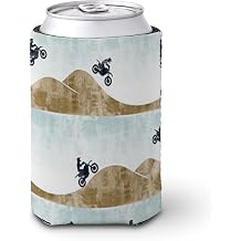 Motocross Dirt Bike Iced Coffee Cup Sleeve Reusable Durable Insulated Drink Holder for Cold Beverages for Family Reunions