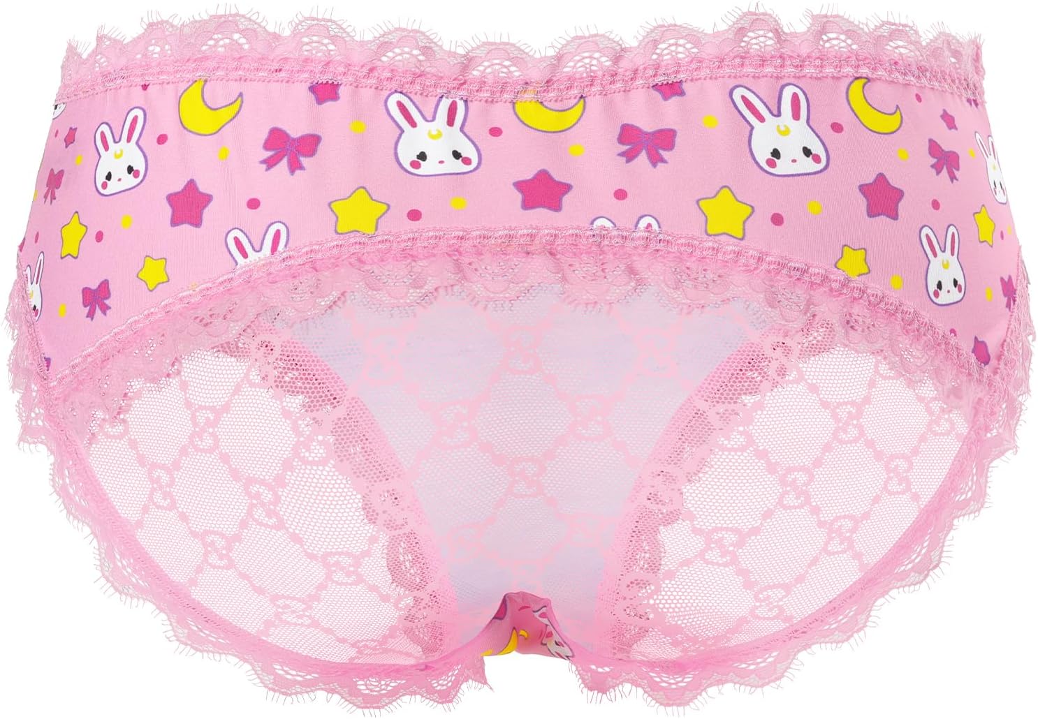 Littleforbig Unisex Hipster Lace Briefs Cheeky Usagi Panties Silky Shaping Briefs for Crossdressers Transgender - Image 5