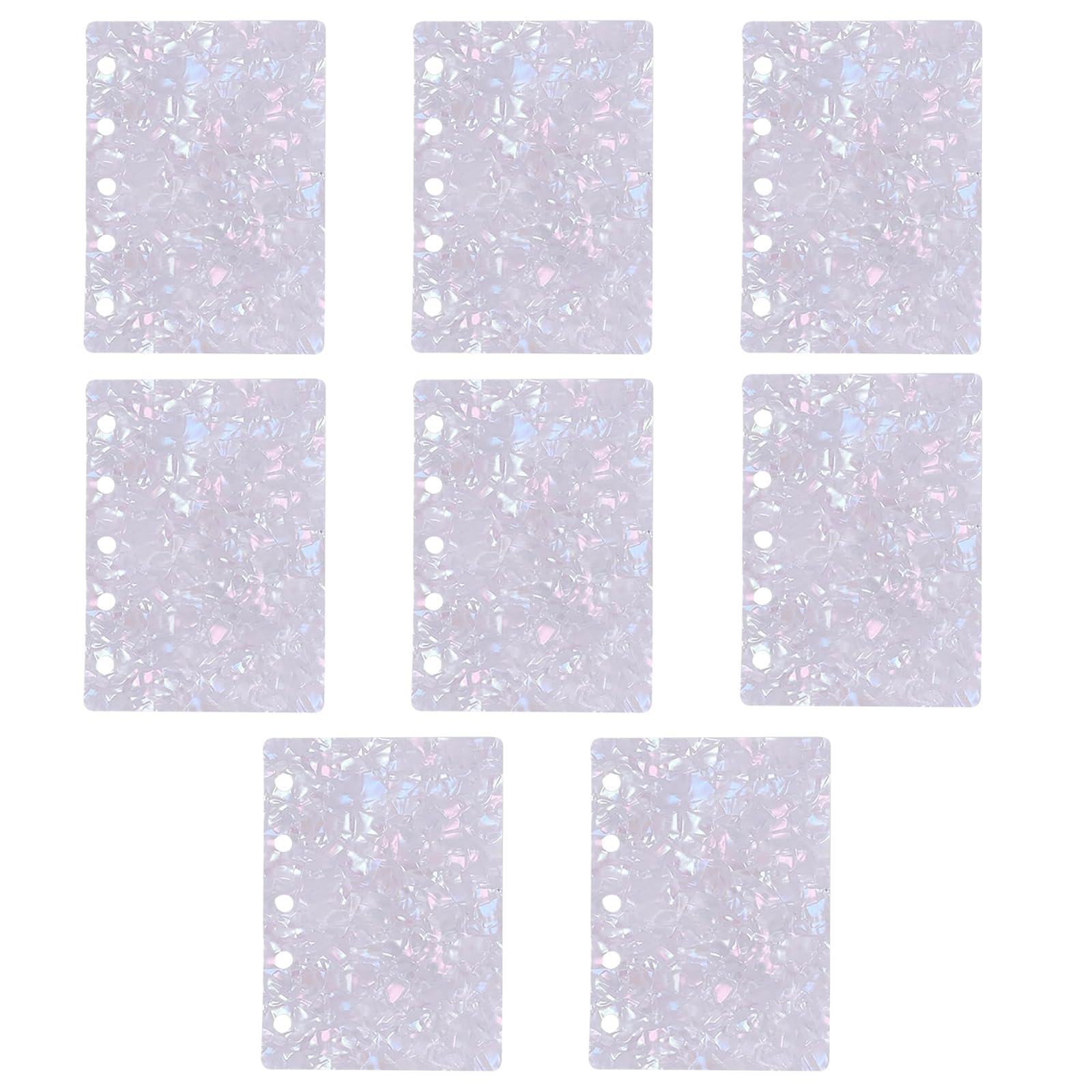 Amazon | ppシート m5 シール台紙 バインダー仕切カード 5穴 8枚入り