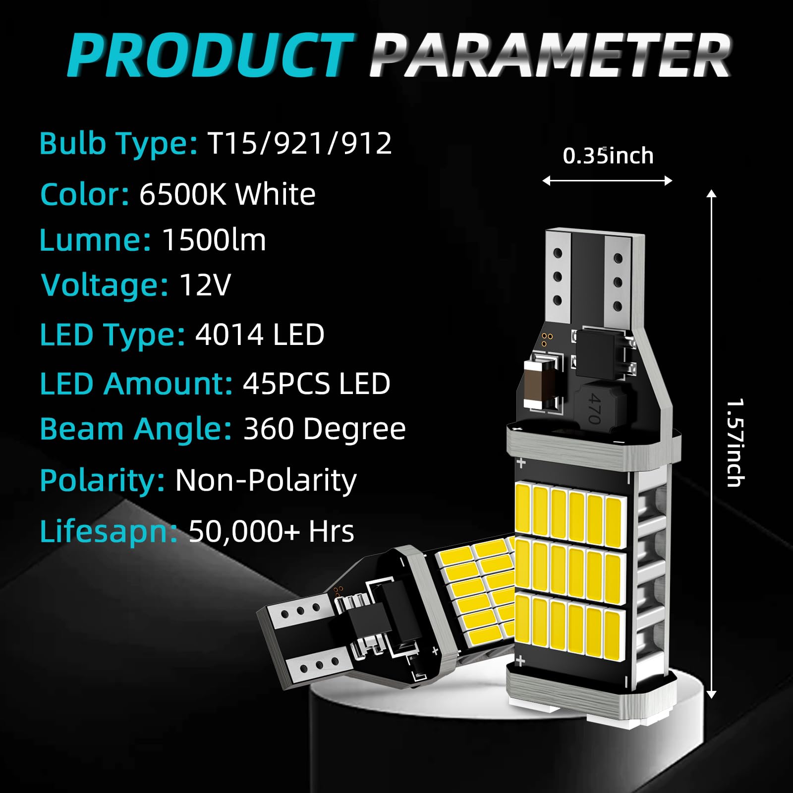 Amazon.com: XFLHEHD Highlander LED Reverse Lights Fits for 2008