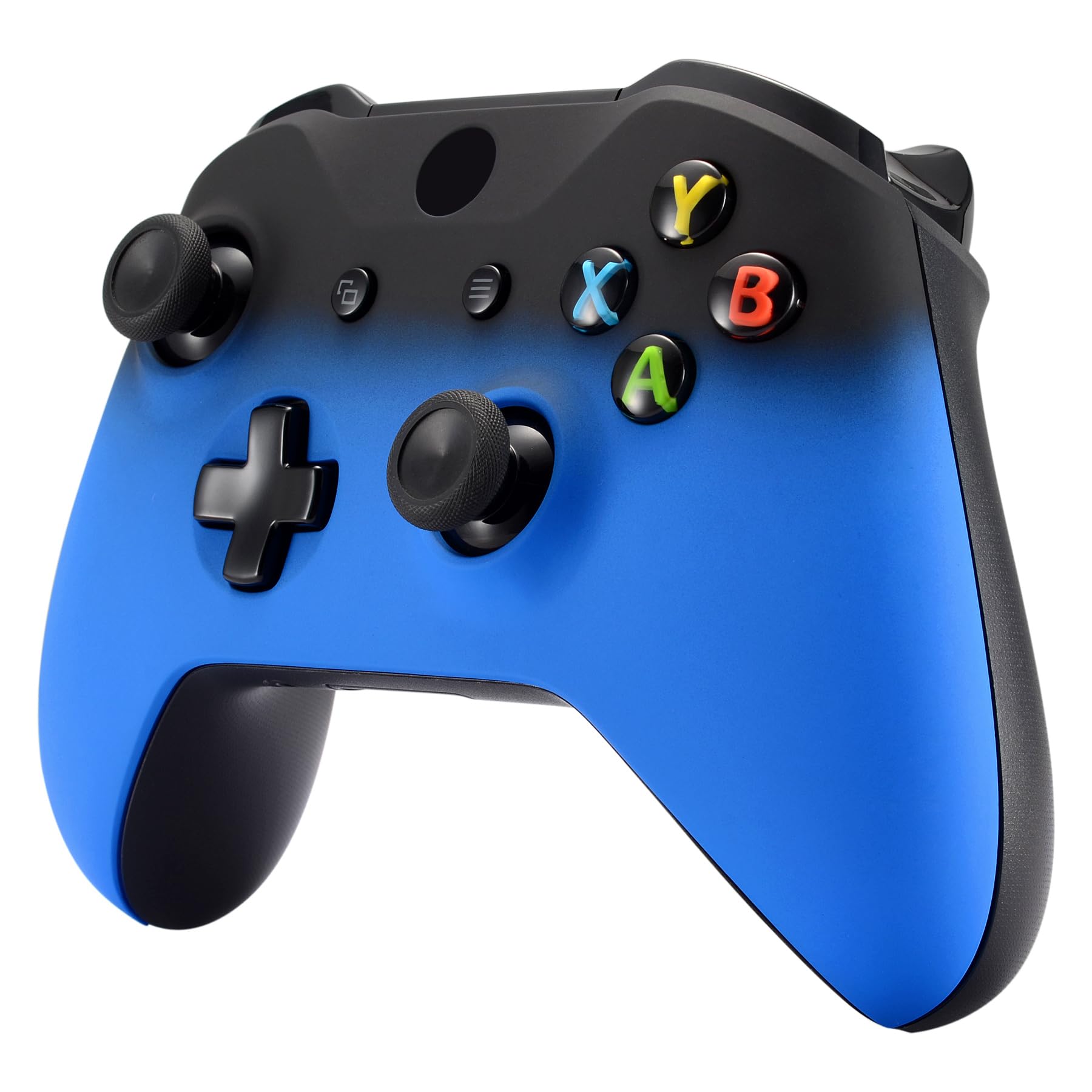 eXtremeRate Case für Xbox One S/X Controller, DIY-Ersatz Hülle Front Gehäuse Cover Faceplates Umbau Zubehör für Xbox One S/X Controller Model 1708(Schatten Blau) - 5