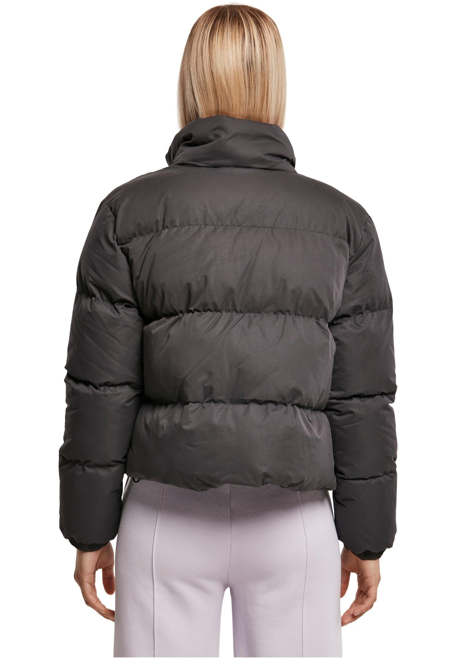 Urban Classics Ladies Short Peached Puffer Jacket Giacca Donna