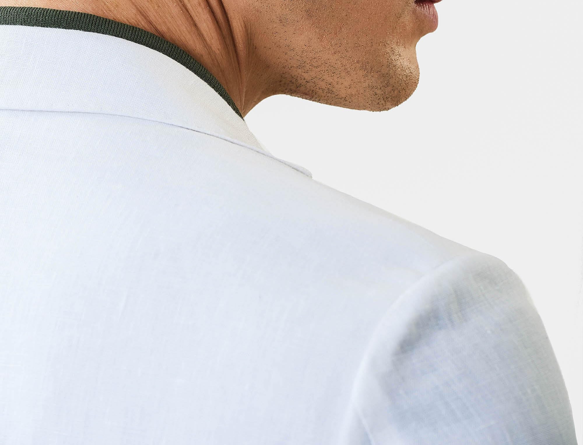 Uomo Giacca in Lino Sartoriale 100% Made in Italy Elegante