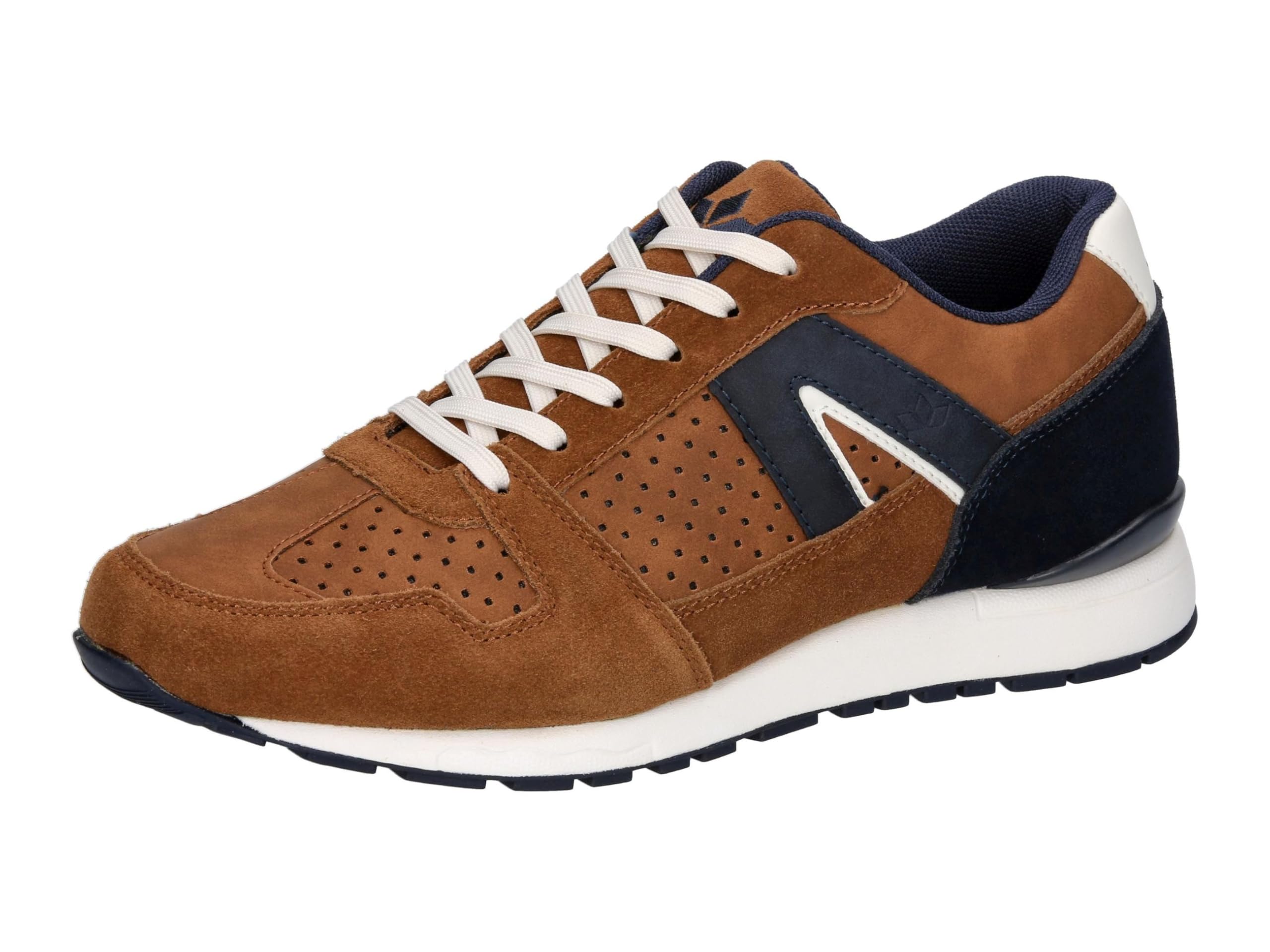 Lico Men's Ethan Trainers, Brown/Navy, 40 EU, Brown Navy, 8 UK
