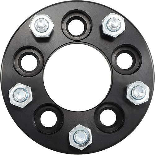 Miniatura 7 de ECCPP Dos pares de adaptadores de rueda de 5 x 100 a 5 x 114.3 pulgadas, centrados en lengüetas, 5 lengüetas, orificio de cubo de 12 x 1.5 de 2.642