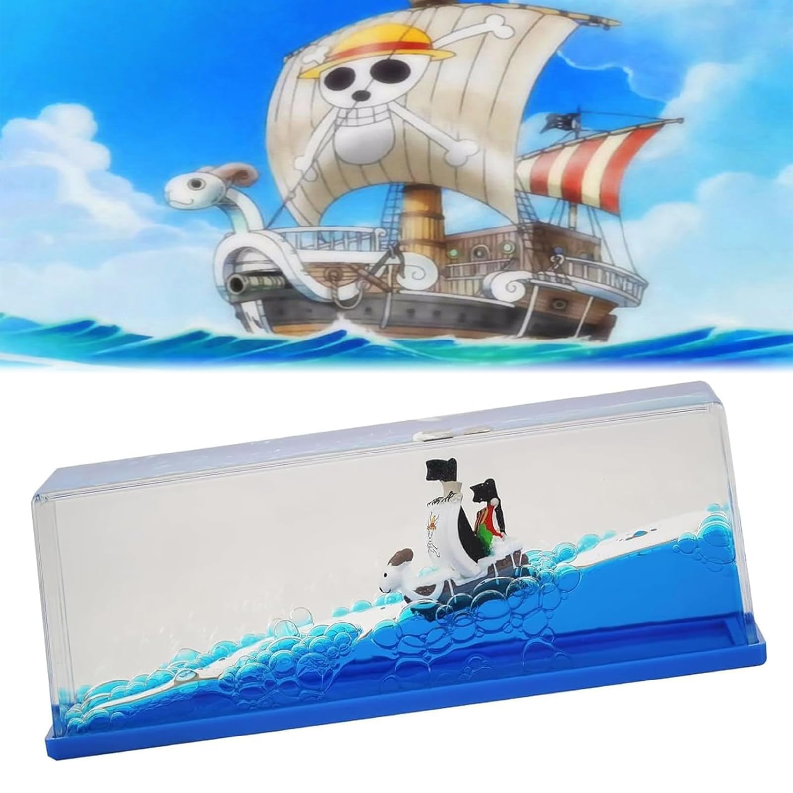 TOKZON Cruise Ship Fluid Drift Bottle, Floating Desk Cruise Ship Toy, Unsinkable Boat Decor, Titanic Toys, Cruise Ship Mode Floating Bottle, Gifts For Home Desk Decoration-B