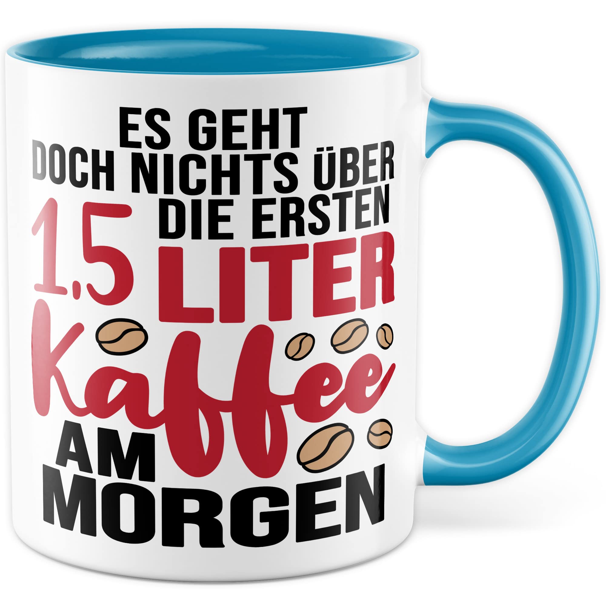 Kaffeetasse lustig Tasse mit Spruch Humor Kaffee-Becher mit Witz Geschenkidee Kaffeefan Geschenk Kaffeeliebhaber witzige Tasse fürs Büro Langschläfer
