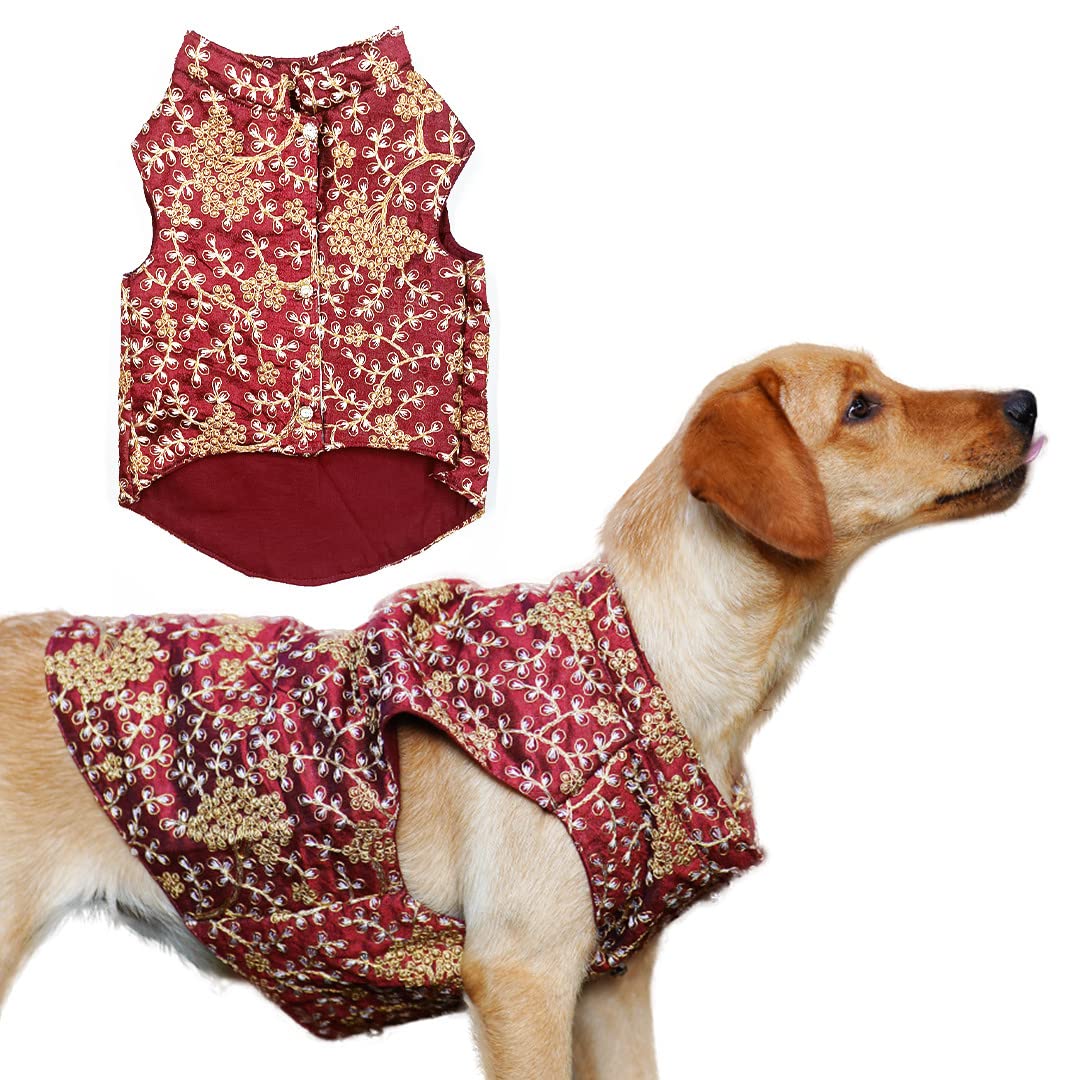 See full amazon price history chart for My Art Bucket Dog Sherwani: Ethnic Wear, Wedding Dress For Dogs Contemporary Maroon Color Designer Sherwani (M), 1 Count My Art Bucket Dog Sherwani: Ethnic Wear, Wedding Dress For Dogs Contemporary Maroon Color Designer Sherwani (M), 1 Count (B0BJF53KKJ) Amazon Price History, Amazon Price Tracker