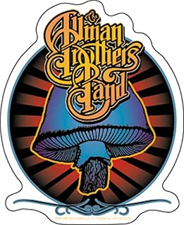 Licenses Products Allman Brothers Radiant Shroom Sticker - coolthings.us