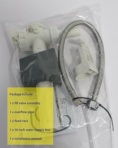 Miniatura 7 de Conjunto completo de válvula de llenado de entrada lateral - Pieza de repuesto RP71168 Kit de reparación de válvulas de entrada silenciosa