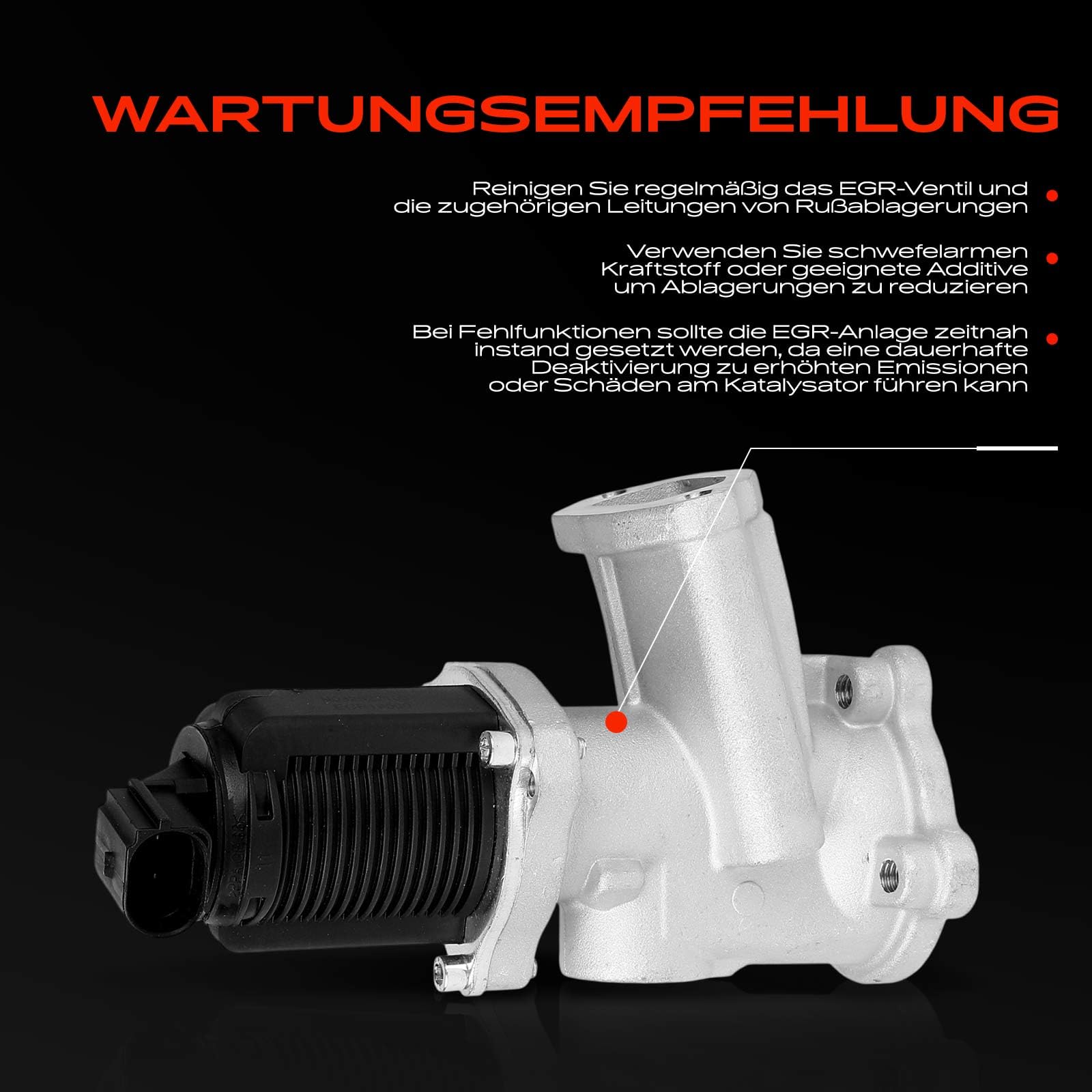 Frankberg AGR-Ventil Abgasrückführungsventil Diesel Kompatibel mit Corsa D S07 Corsa C Kasten/Schrägheck X01 Corsa C X01 Meriva X03 Tigra Twintop X04 Replace# 18520N86J00