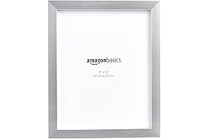 Amazon Basics 8x10 Silver Picture Frame (Pack of 2)