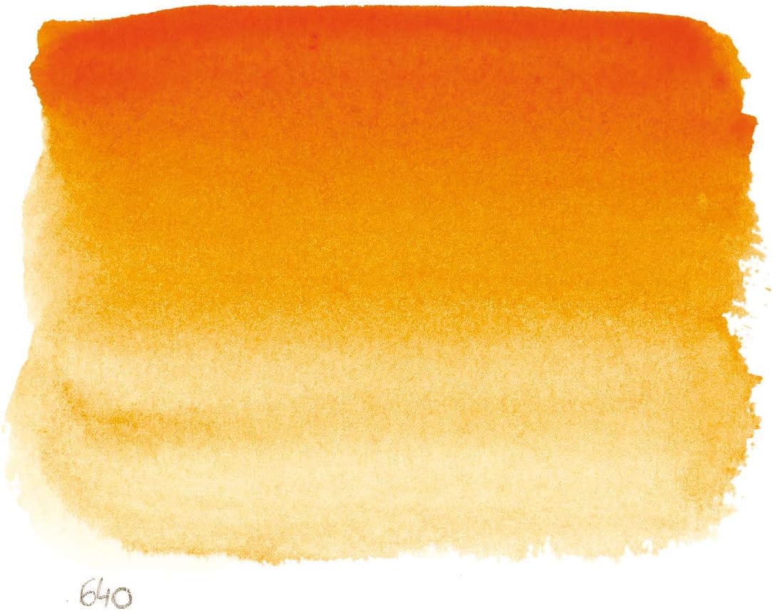 Sennelier lAquarelle French Artists Watercolour 10 ML Oranges (Red Orange) Ideal for watercolor paper, primed canvas with watercolor brushes, pencils, gouache, masking fluid, and waterproof inks.