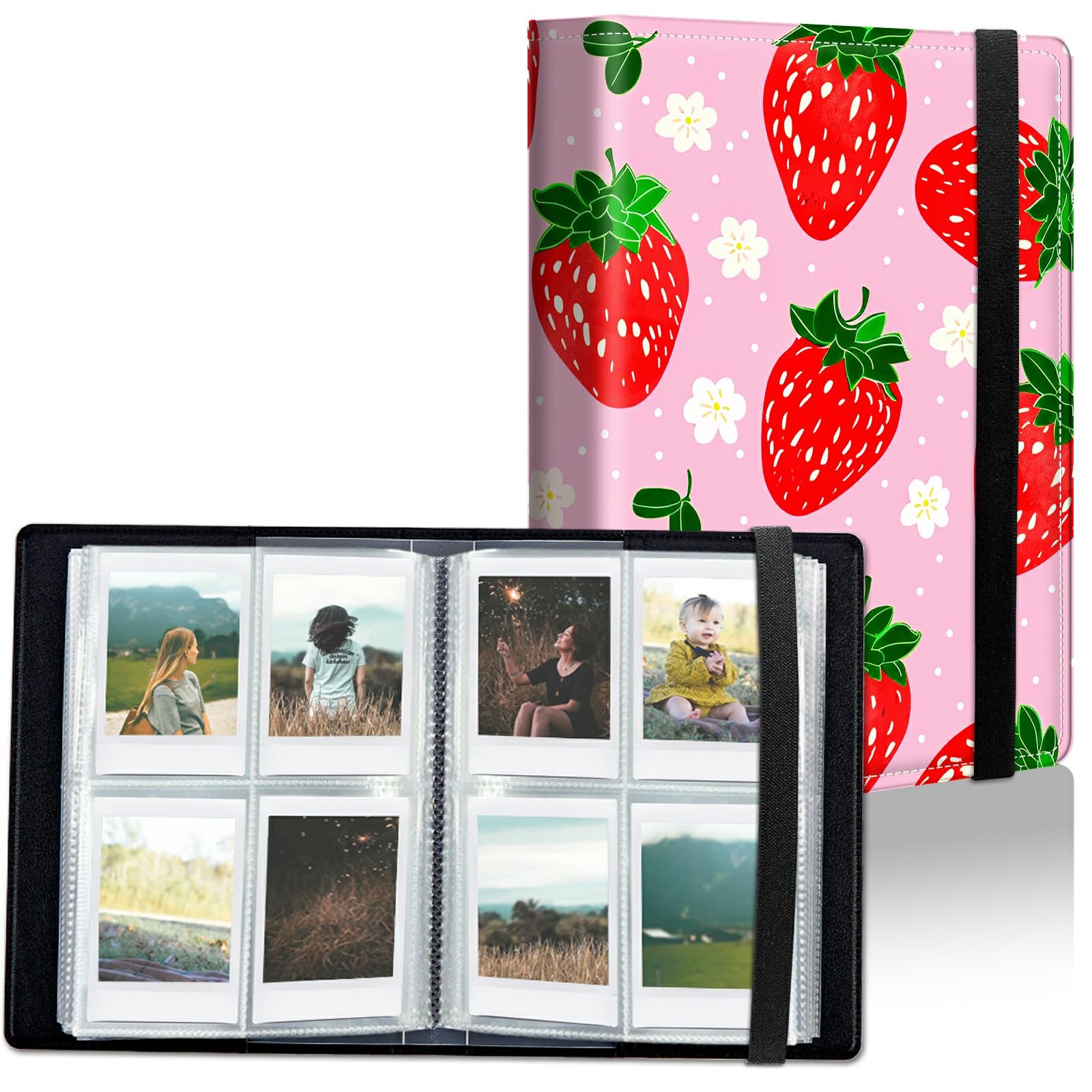 Álbum de fotos para aniversario y bodas con bolsillos transparentes
