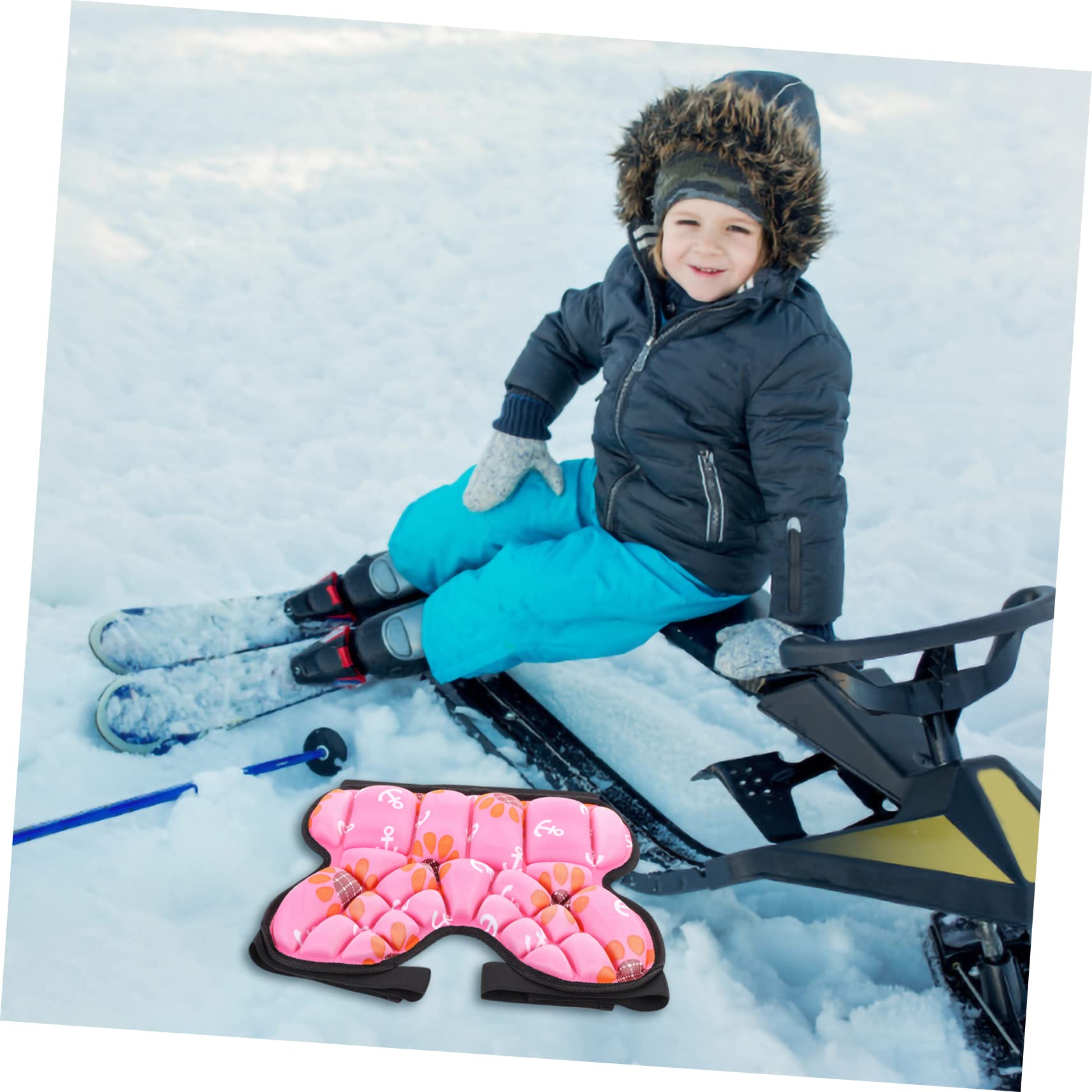 Kisangel 2pcs Protective Boys and Girls Skiing Pants Hip Pad for Skating Breathable Snow Gear