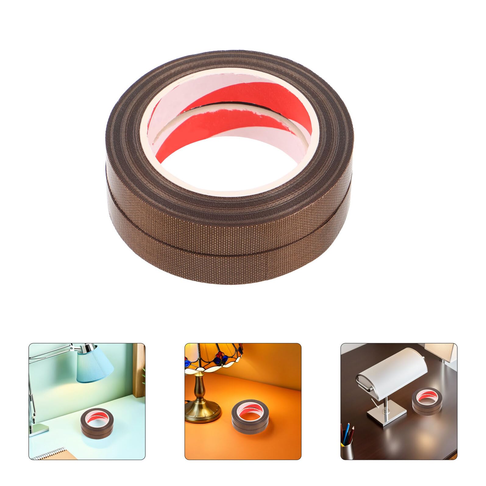 Nastro Oscurante Per Strisce LED 10 Mm X 10 M Marrone – Antiriflesso E Diffusore Per Camera Da Letto, Ufficio E Spazi Di Lavoro, Pacco Da 2