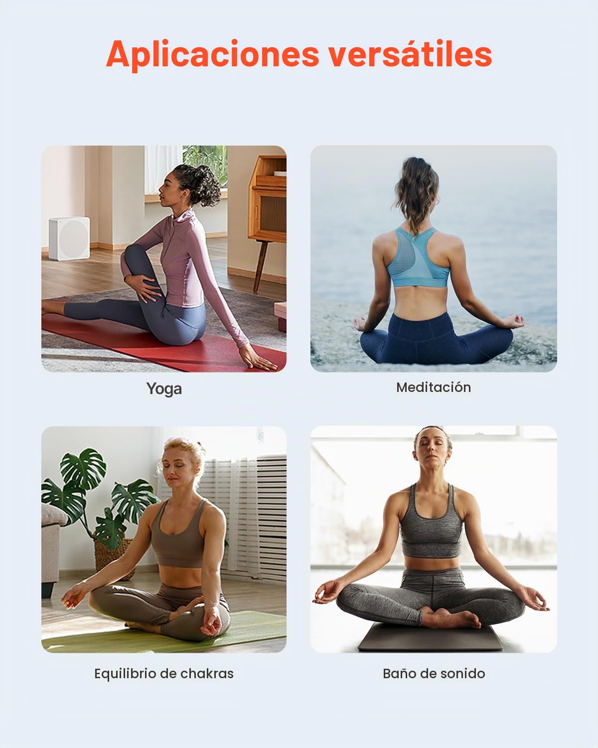 VEVOR Cuenco de Cristal, con Nota F para el Chakra del Corazón, con Mazo de Goma y Junta Tórica, Perfecto para Meditación, Yoga, Baños de Sonido, Sanación con Sonido, 203 x 203 x 165 mm, Blanco