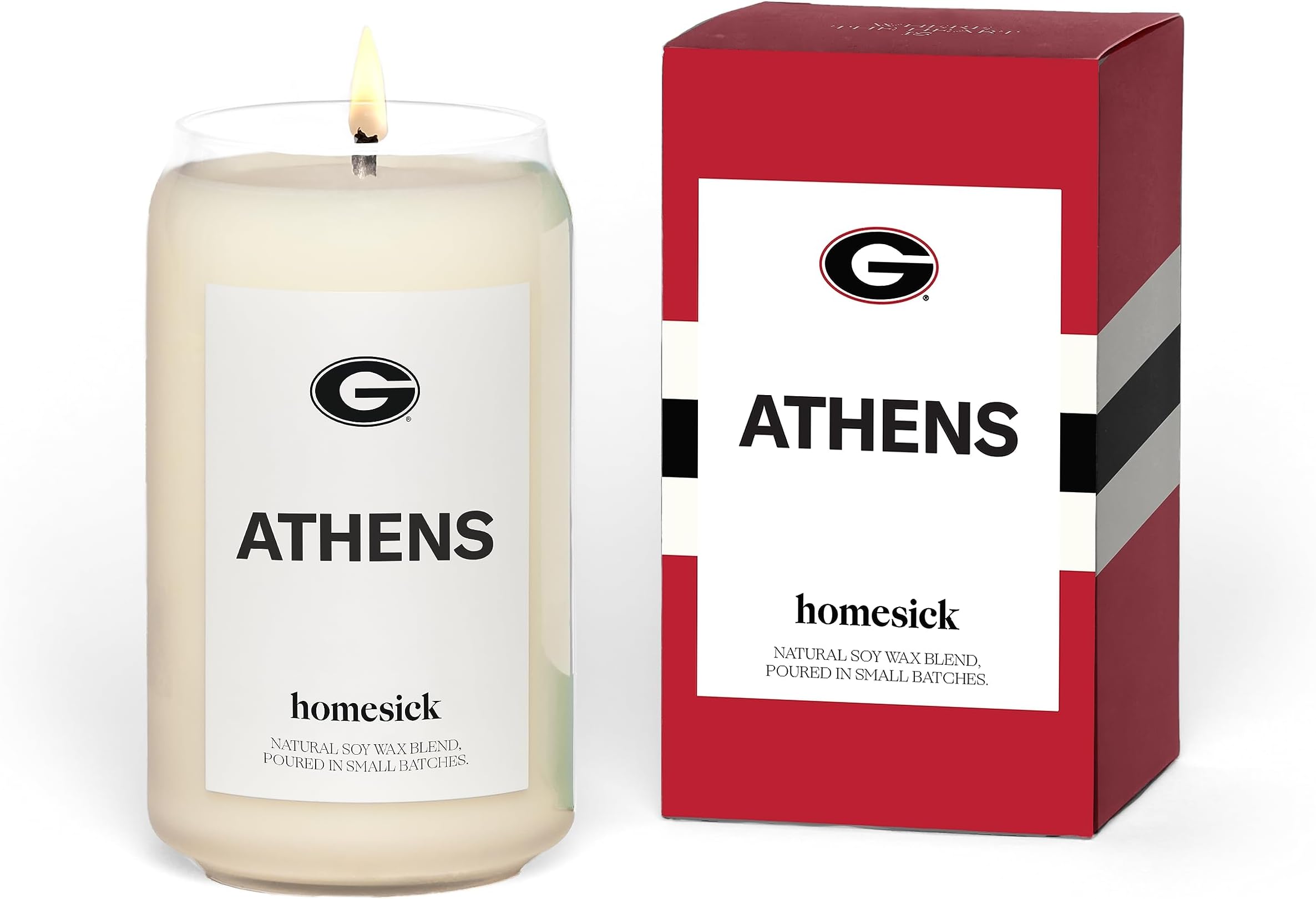 HomesickPremium Scented Candle, Athens - Scents of Lake Water, Magnolia Bark, Tonka Bean, 13.75 oz, 60-80 Hour Burn, Gifts, Soy Blend Candle Home Decor, Relaxing Aromatherapy Candle