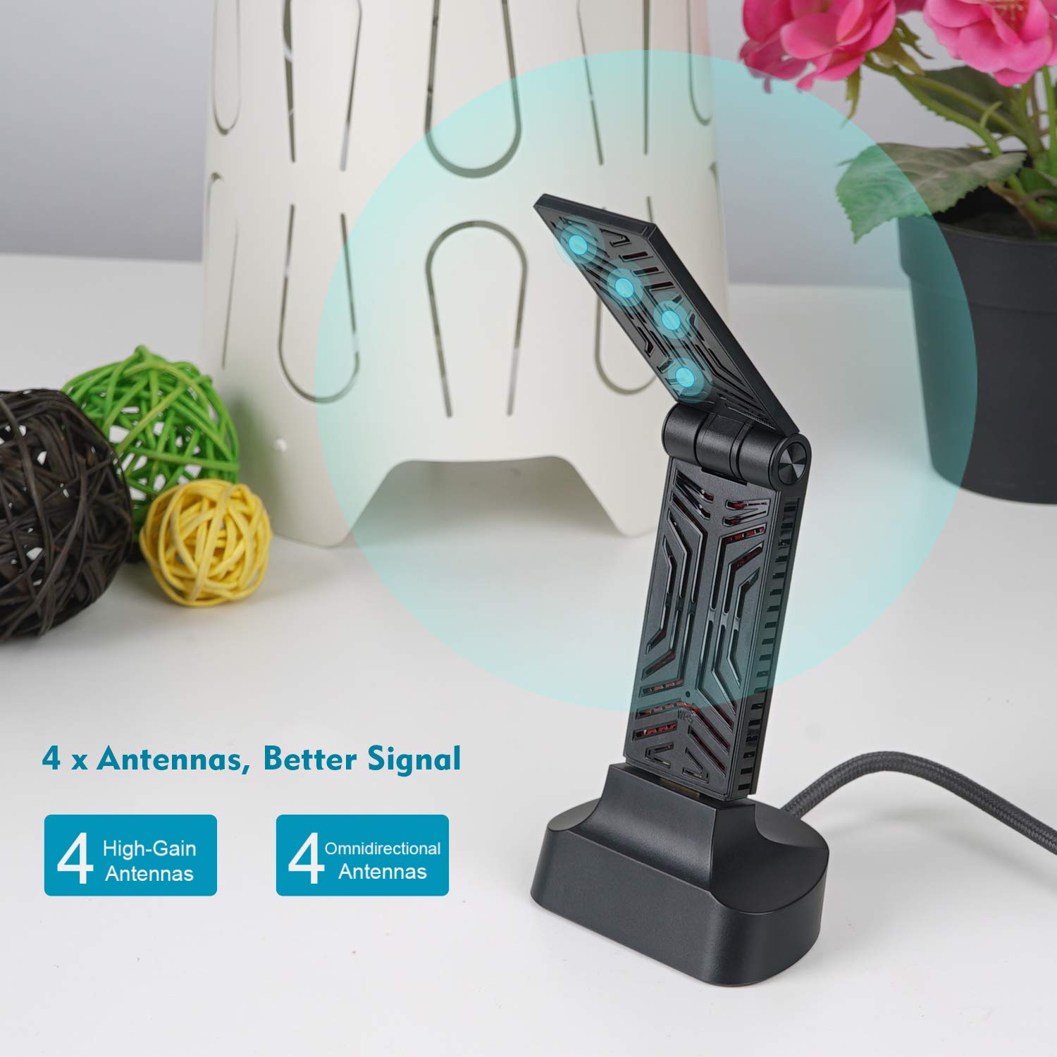 WAVLINK Adaptateur WiFi USB AC1900