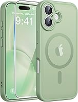 Vista 151 de FNTCASE - Funda para iPhone 15, iPhone 14 y iPhone 13, magnética, translúcida, fina y antigolpes, protección de grado militar, resistente a caídas