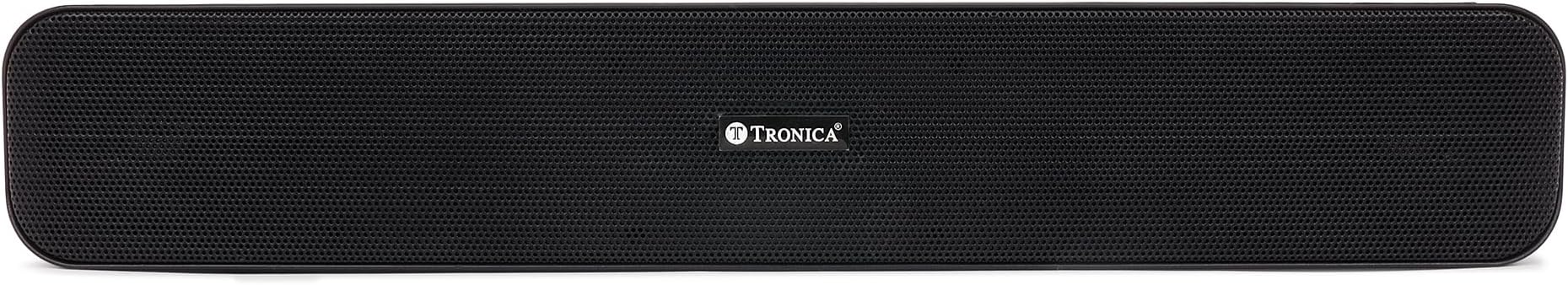 PowerBar 20W Bluetooth Soundbar (v5.3) | 2.0 Channel with 54mm Drivers, 2000mAh Battery, FM, TWS, AUX & USB | Pristine Sound (Platinum Black)