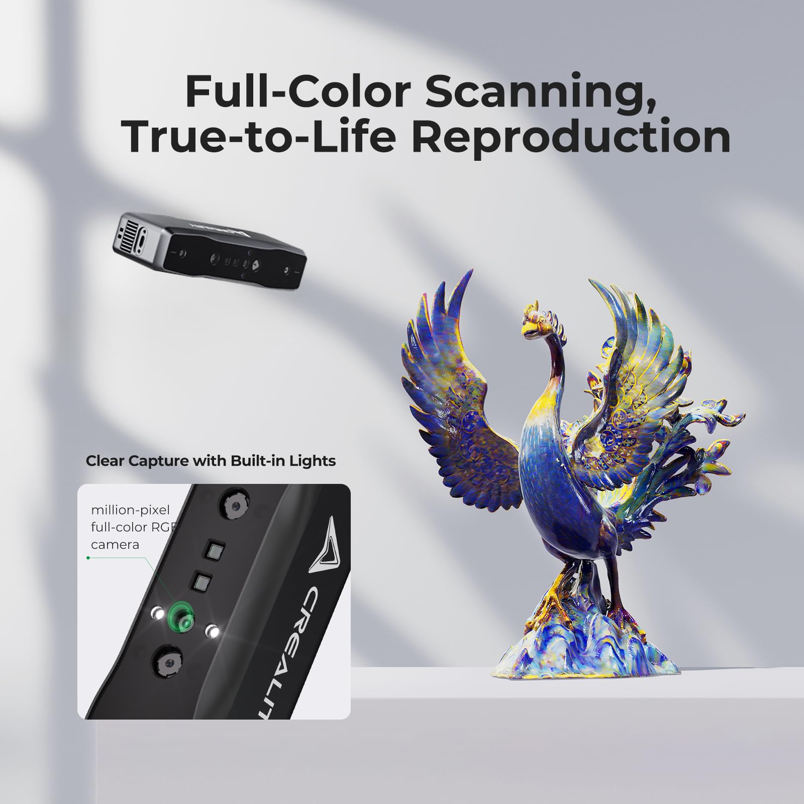 Amazon | Creality Otter Lite ベーシック 3D スキャナー 高精度 0.05