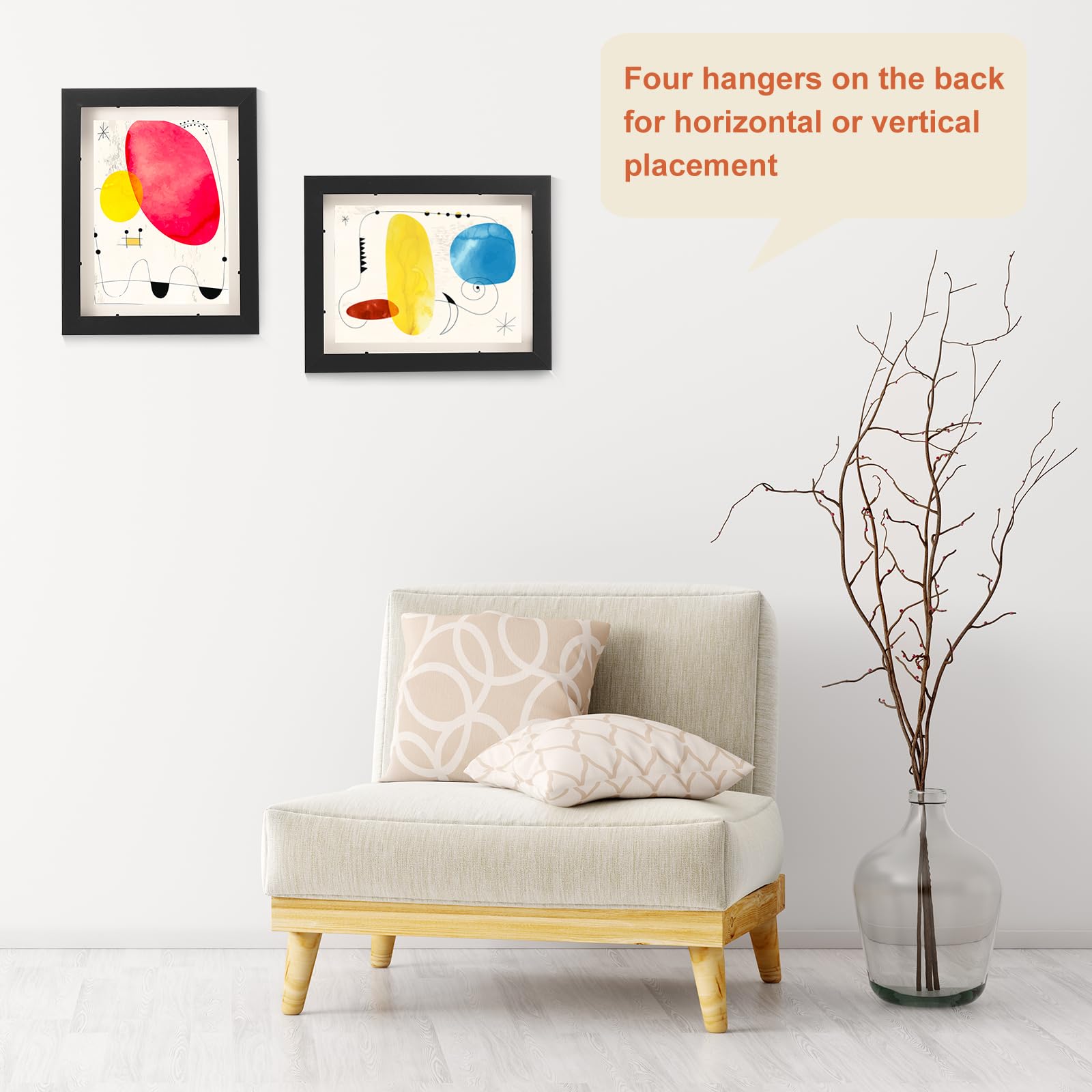 テクスチャーアート専用枠 #202#203#146#149#187 Amazon.com: uxcell Art Frame Changeable, Magnetic Wood Art