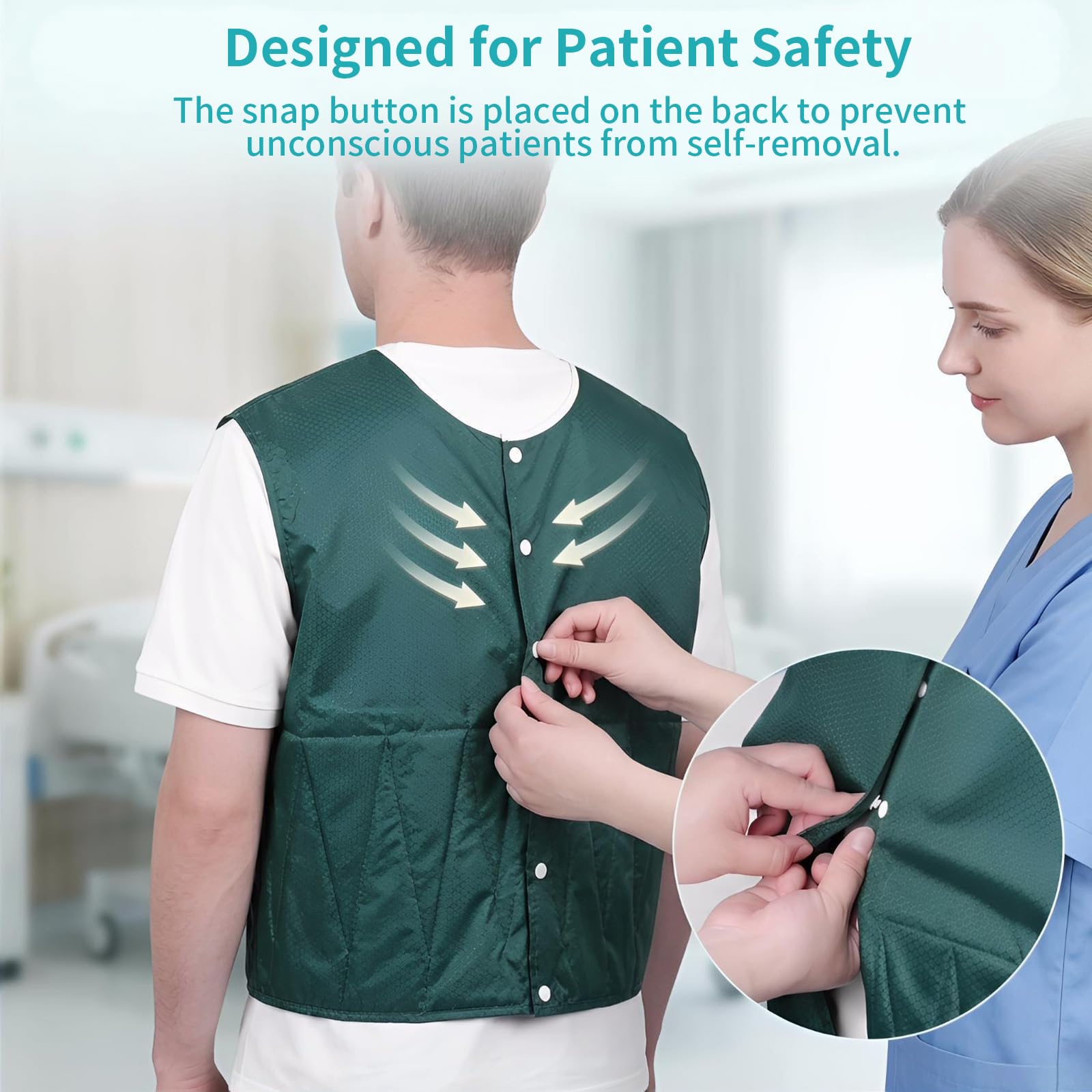 Sujeción de torso portátil: soporte corporal ajustable para asistencia de movilidad y estabilidad, ajuste cómodo y seguro para usuarios mayores o discapacitados