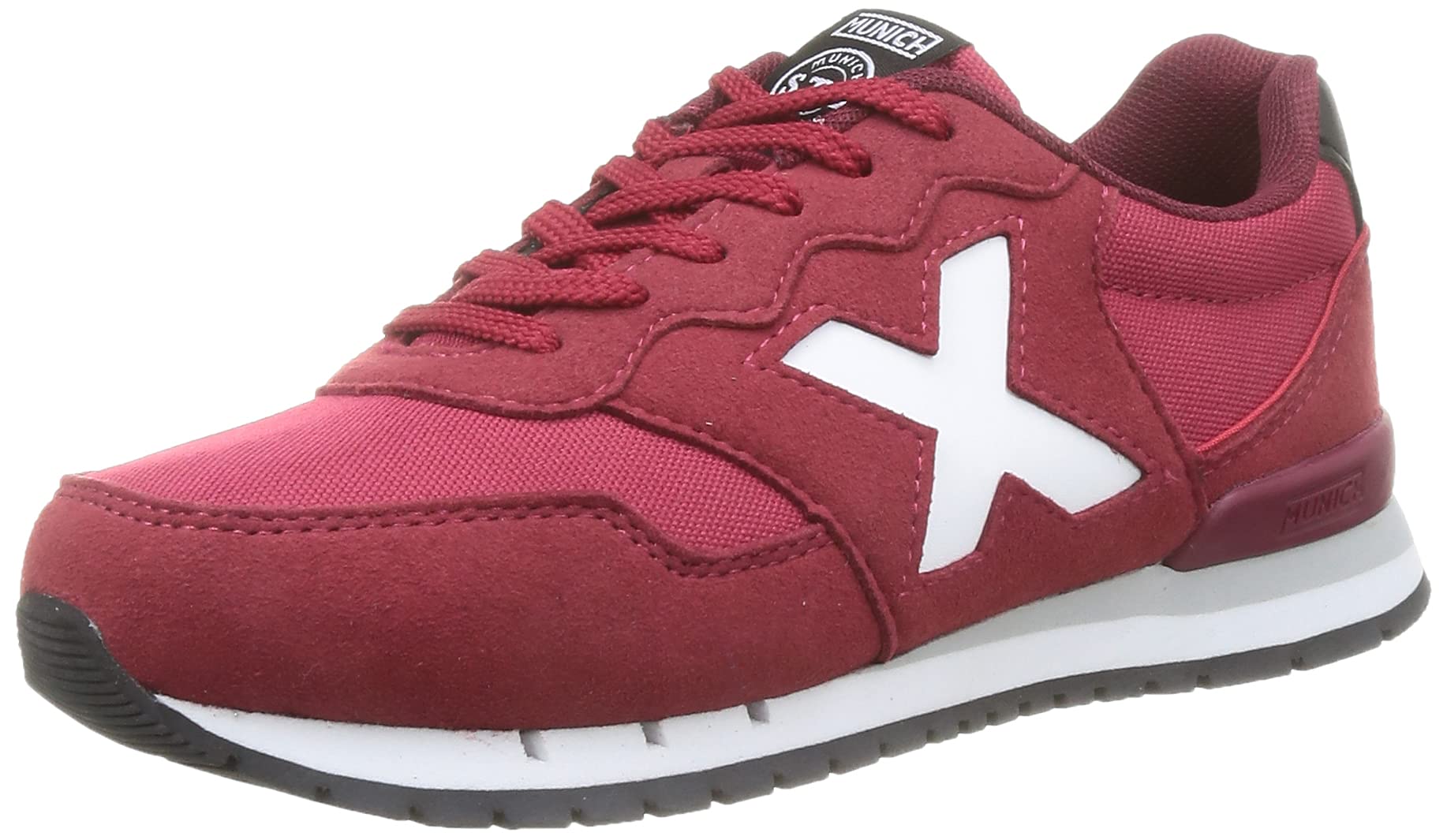 Munich Dash Kid, Unisex Kids Sneakers, Red Burgundy, 36 EU