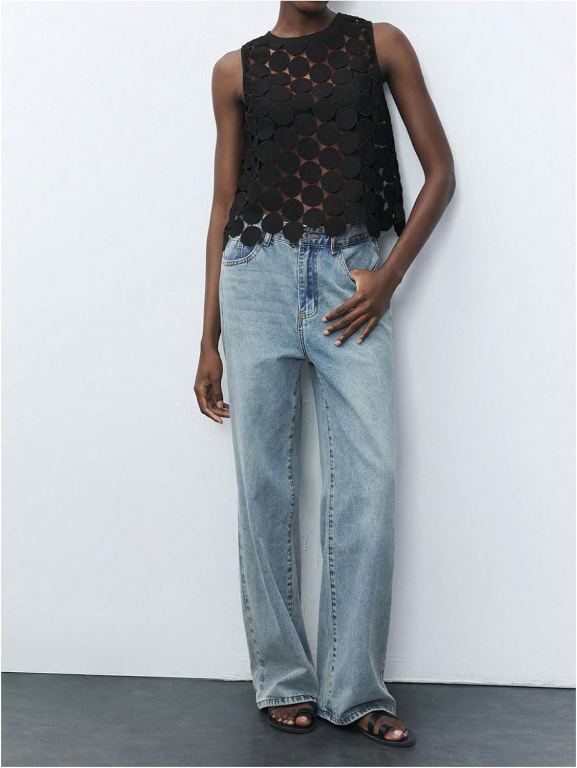 SHENHE Women's Asymmetrical Vest Top