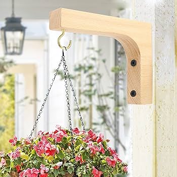 Wooden Hooks, Wall Ounted Hanging Plant Hooks, Decorative Wall Plants Hangers Indoor Wall Hooks