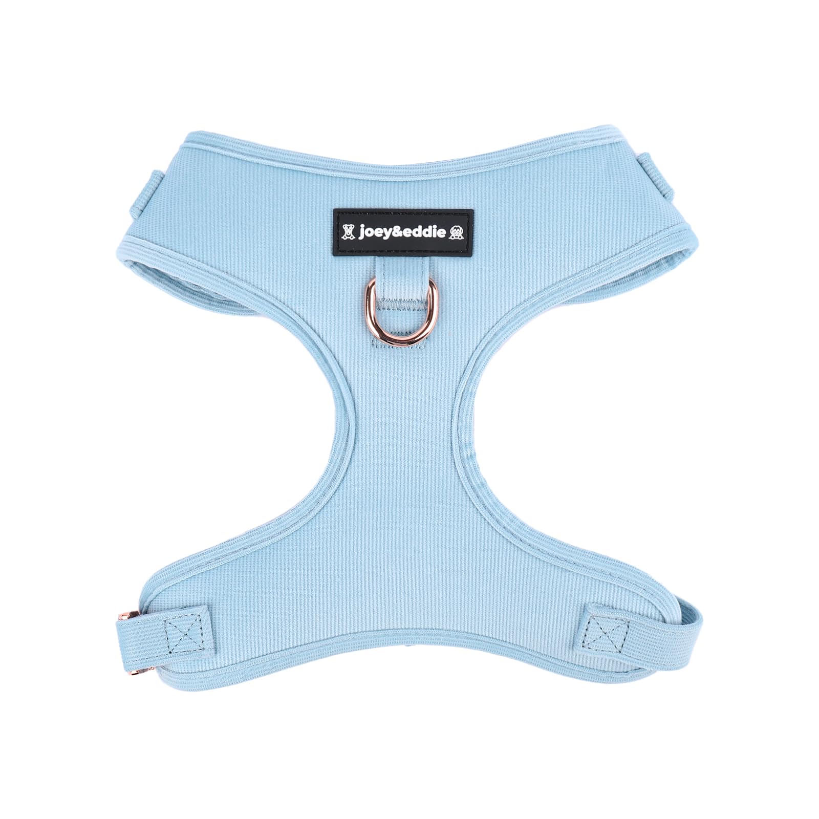 Luxury Corduroy Dog Harness Set, Blue, Small - Image 3