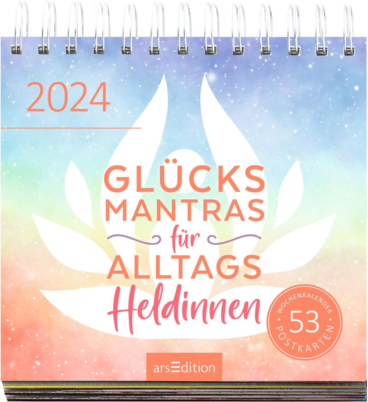 Display Postkartenkalender 2024: Mit 20 x 3 Ex. | Wochenkalender 2024, 53 Postkarten zum Abtrennen und Verschicken