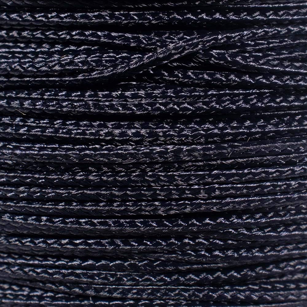 Micro Cord – 125 Foot Spool of 1.18 Millimeter 100 Pound Minimum Break Strength Paracord (5 Pack, Navy) image 2