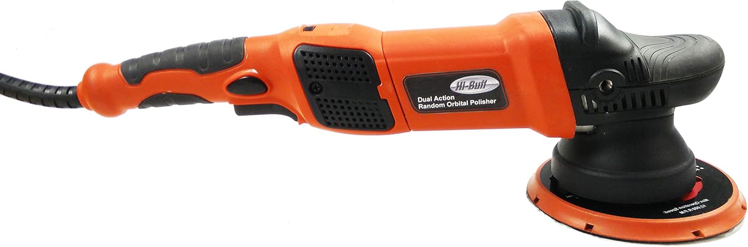 Long Throw Dual Action Orbital Polisher – 15mm Stroke, 7" Pad – Variable Speed Buffer for Car Detailing, Paint Correction, High Gloss Finish – Pro-Grade