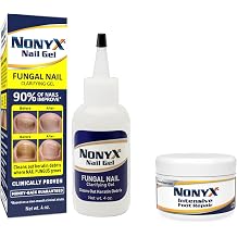 NONYX Fungal Nail Clarifying Gel and NONYX Intensive Foot Repair Balm Bundle