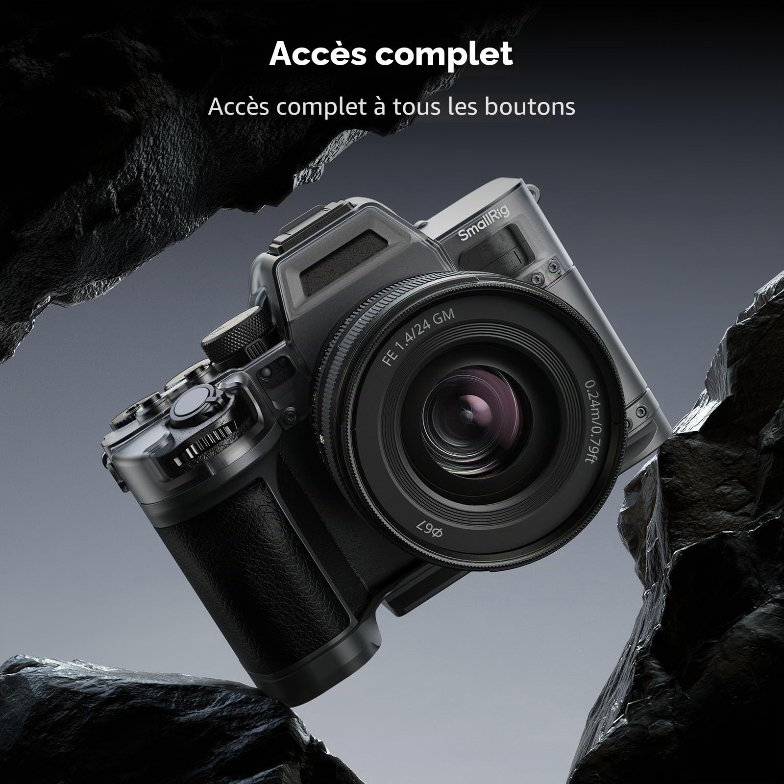 SmallRig Arca-Swiss 4798 Étui hybride modulable pour appareil photo Sony Alpha 7 IV avec poignée ergonomique et plaque intégrée