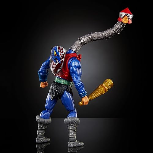 Miniatura 5 de Masters of the Universe Masterverse New Eternia Mekaneck figura de acción, coleccionable de lujo con 30 articulaciones y accesorios, juguete MOTU