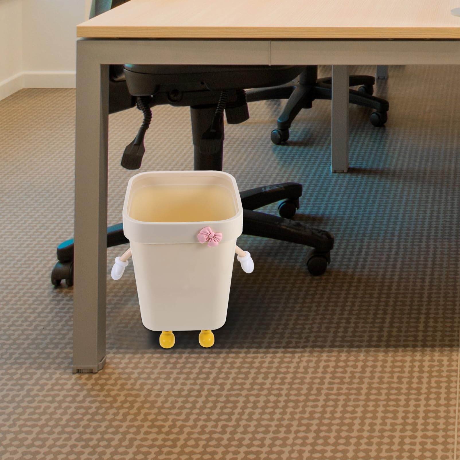 Poubelle Avec Couvercle - Design Moderne - Seau à Déchets Polyvalent Pour Salon, Chambre, Cuisine Ou Bureau