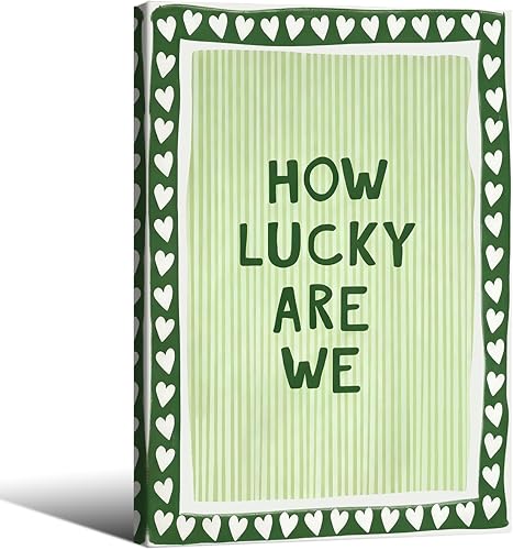 Miniatura 12 de Lienzo decorativo para pared con texto en inglés "This Is My Happy Place", con citas positivas de color rosa y naranja, impresiones estéticas,