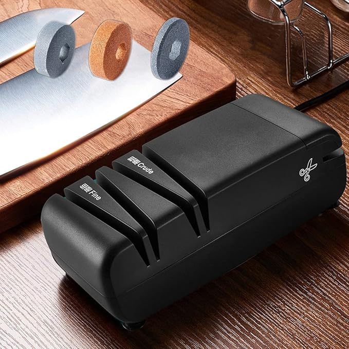 Electric Knife Sharpener for Home with Diamond Arasives 2