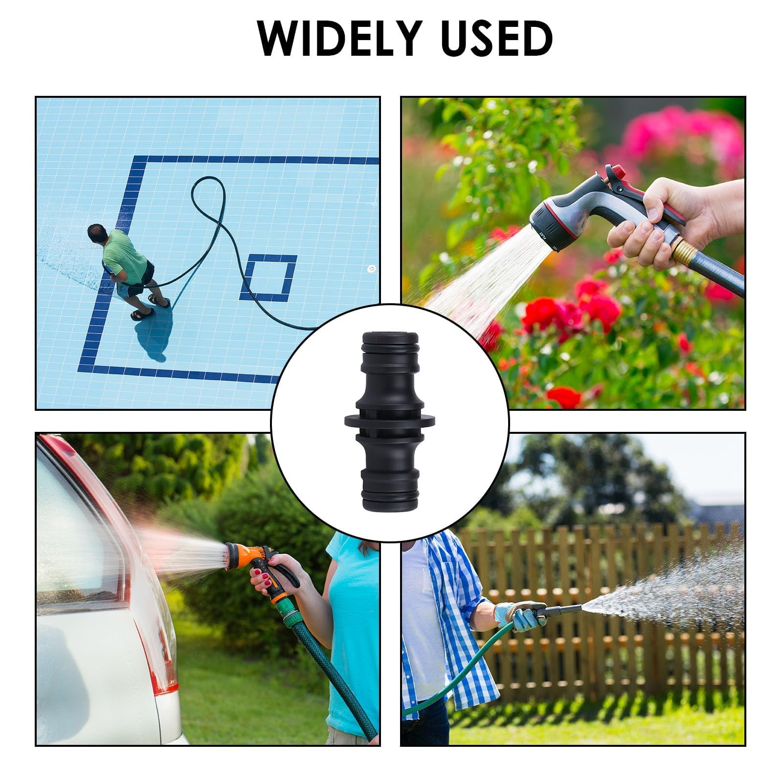 Tubo da giardino connettore per tubo flessibile per irrigazione rubinetto in pvc