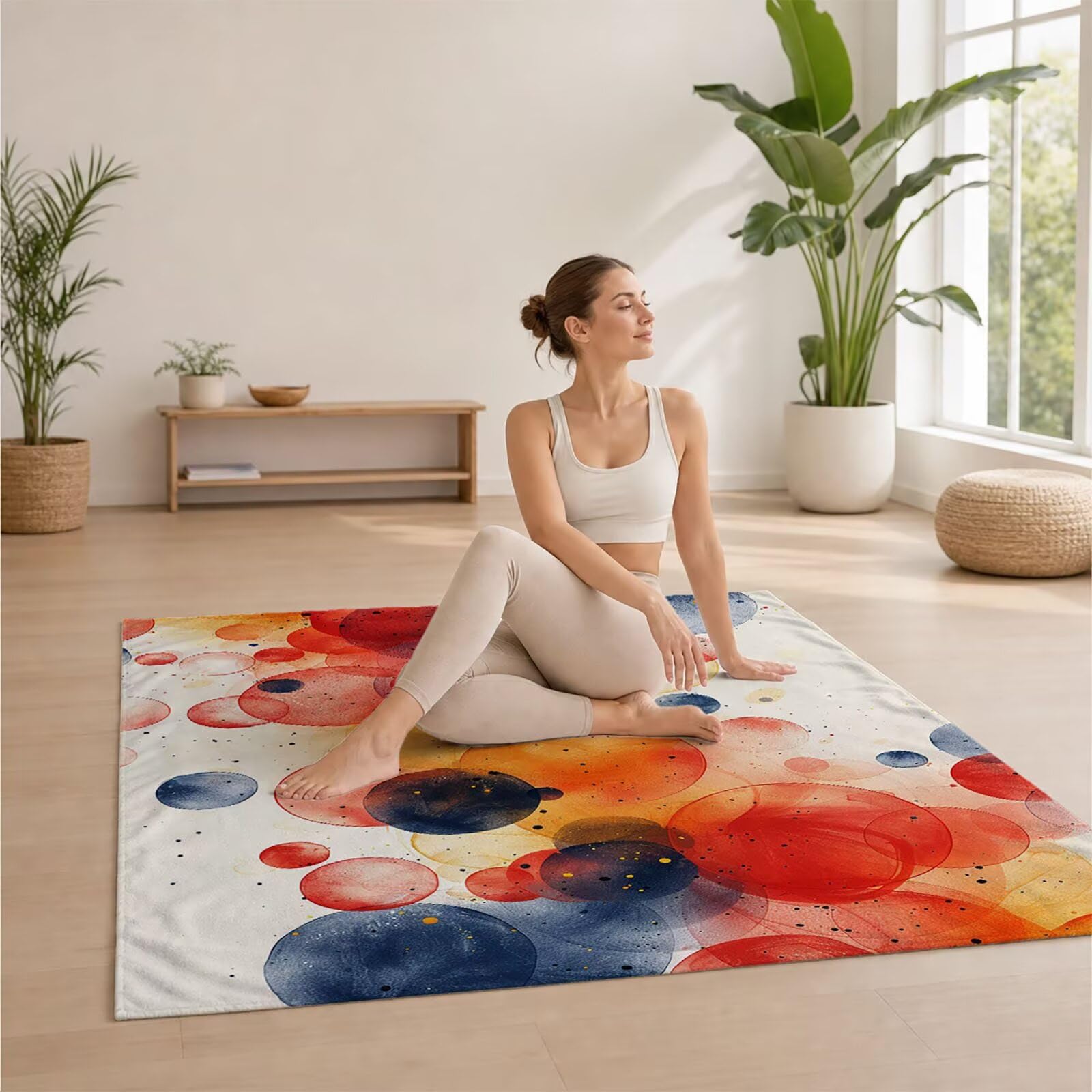 Redondo Toalla Playa 220 x 160 Resistente a la Arena Secado rápido Ligero, Toalla Playa Grande 160x220cm Suave Cómodo como Gym Yoga Sauna Toallas Baño Grandes Travel Essentials Simple XTLS-6093