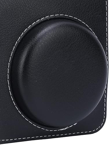 Miniatura 6 de i - Funda de piel sintética para cámara Instax Mini 40, funda protectora delgada para cámara digital con correa de hombro ajustable, Negro -, Fine